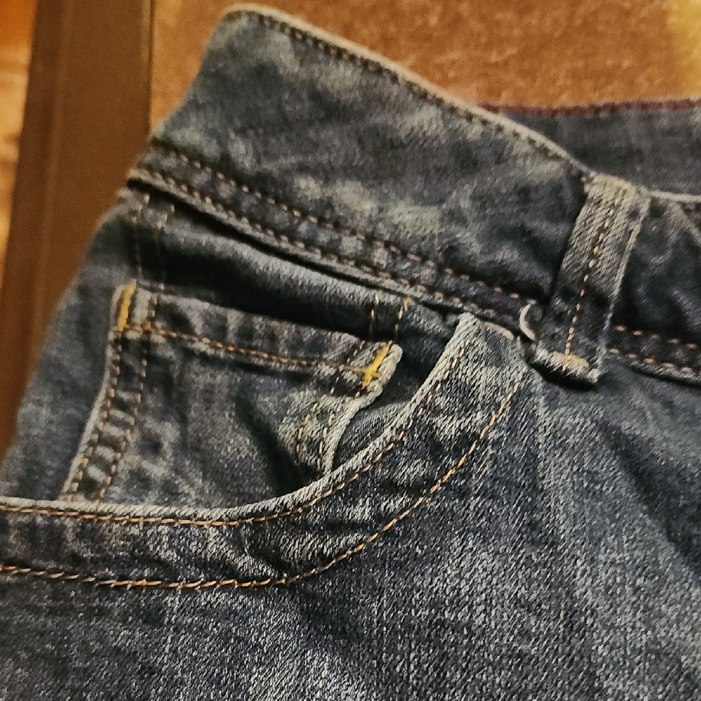 Lane Bryant Dark Blue Jean Shorts - Picture 3 of 5
